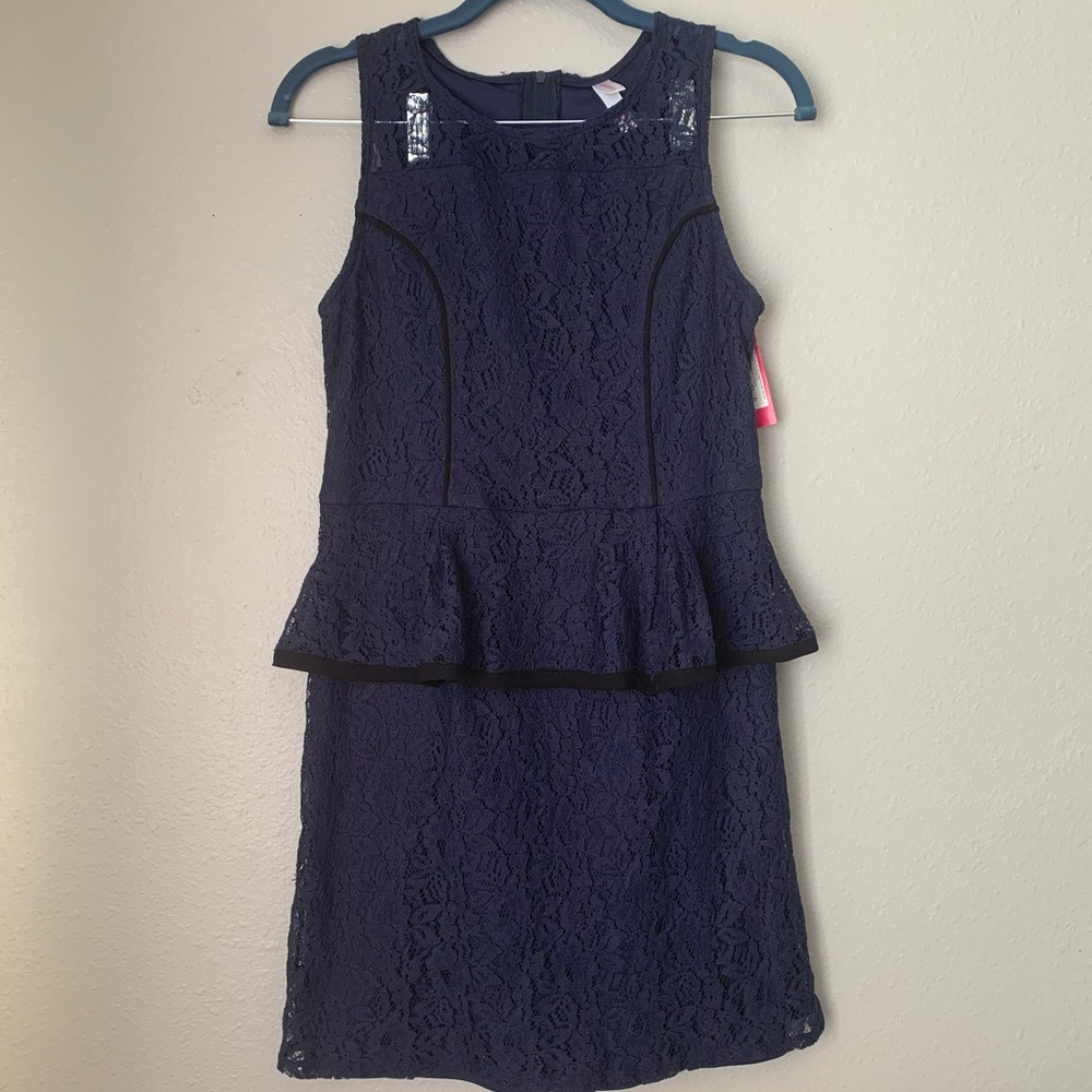 Xhilaration Lace Peplum Dress